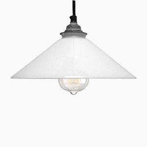 Opalglas Hängelampe, 1950er