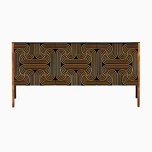 Gold 3 Door Loop Sideboard by Coucou Manou