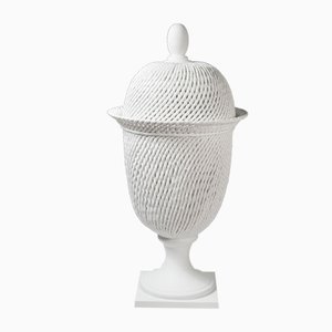 Potiche Vase aus Keramik mit Deckel von VGnewtrend