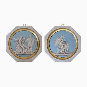 Médaillons Muraux avec Guerriers Grecs de Cupioli Luxury Living, 2018, Set de 2