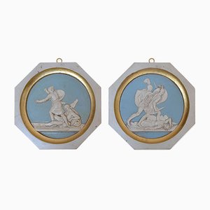 Greek Warriors Wall Medallions from Cupioli Luxury Living, 2018, Set of 2