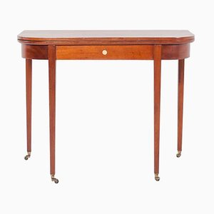 Table de Jeu Style Sheraton Vintage, 1930s