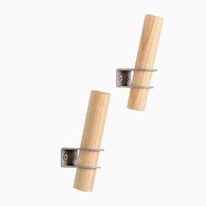Crochets Torch Gris par Tore Bleuzé pour Emko, Set de 2