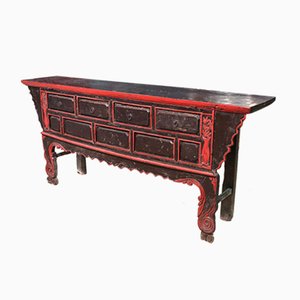 19th Century Lacquered Console