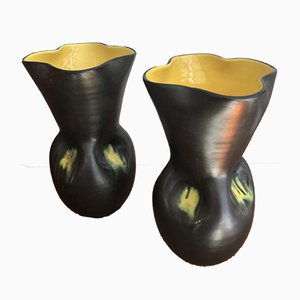 Mid-Century Vases by Elchinger, Set of 2