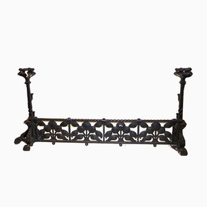 Vintage French Wrought Iron Fireplace Guard