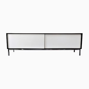 Credenza grande KW85 bianca e nera di Martin Visser per 't Spectrum, anni '60