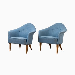Lilla Adam Lounge Chairs by Kerstin Hörlin-Holmquist for Nordiska Kompaniet, 1950s, Set of 2