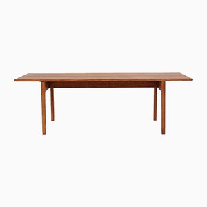 Solid Oak AT15 Coffee Table by Hans J. Wegner for Andreas Tuck, 1950s