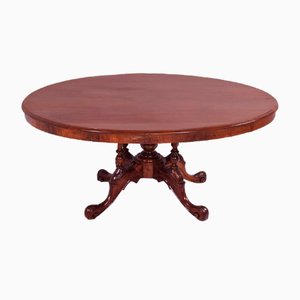 Antique Victorian Oval Dining Table