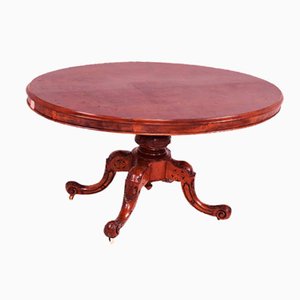 Antique Walnut Oval Dining Table