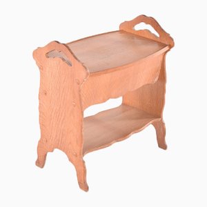 Vintage Danish Oak Sewing Table