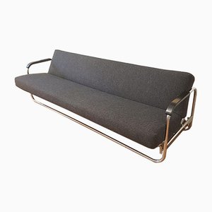 Sofá cama vintage de Alvar Aalto para Embru, años 40