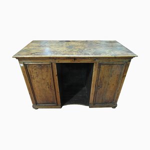 Antiker Marchigiana Schreibtisch aus Nussholz