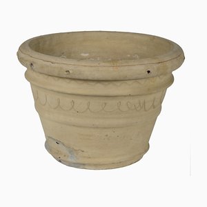 Large Italian Clay Garden Pot, 1950s