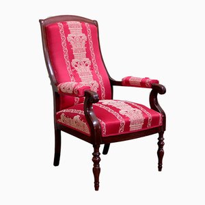Antique French Mahogany Armchair