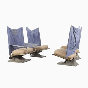Modell AEO Stühle von Archizoom für Cassina, 1970er, 4er Set