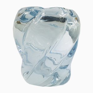 Vase Artistique en Verre par Edvin Ohrstrom pour Orrefors, Suède, 1980s