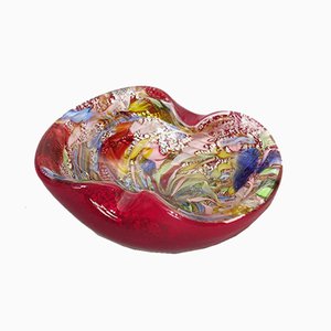 Vintage Glass Bowl by Dino Martens for Aureliano Toso