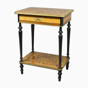 Antique French Marquetry Work Table
