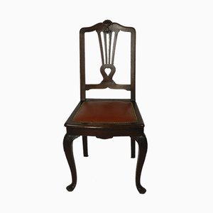 Antique Mahogany Side Chairs, Set of 2