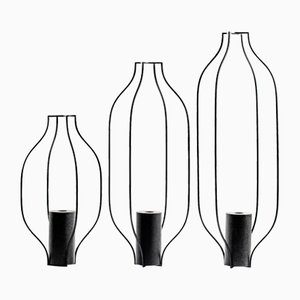 Etna 01 Vases by Martinelli Venezia Studio for Lithea, Set of 3