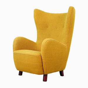 Fauteuil Wing par Mogens Lassen, Danemark, 1940s