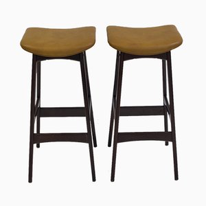 High Stools by Erik Buch for Dyrlund, 1960s, Set of 2