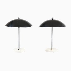 Mid-Century Table Lamps by Wim Rietveld for Gispen, 1950s, Set of 2