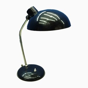 German Bauhaus Metal Table Lamp from HELO, 1940s