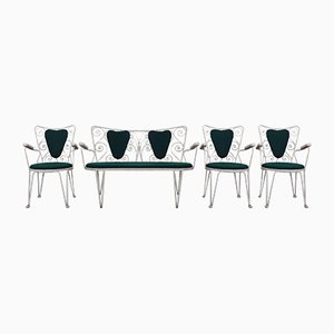 Canapé et Chaises de Jardin de Mauser, 1960s, Set de 4