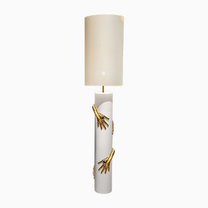 Lámpara de pie con cuatro manos de cerámica de Marco Segantin para VGnewtrend