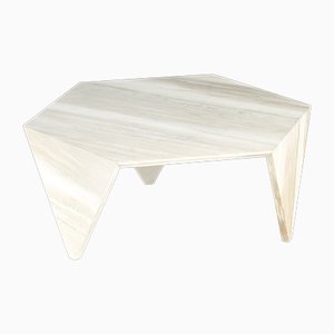 Mesa de centro Ruche de mármol blanco Calacatta de Giorgio Ragazzini para VGnewtrend