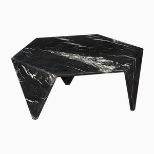 Mesa Ruche de mármol Nero Marquinia de Giorgio Ragazzini para VGnewtrend