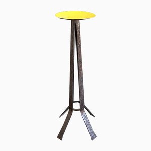 Brutalist Iron Candle Holder, 1960s