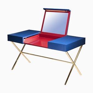 Secret Sin Dressing Table in Blue & Red by Giorgio Ragazzini for VGnewtrend