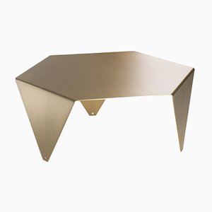 Table Basse Ruche en Laiton Brossé par Giorgio Ragazzini pour VGnewtrend