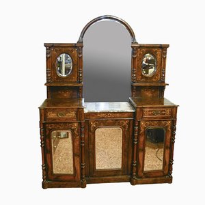 Antique French Credenza with Mirror