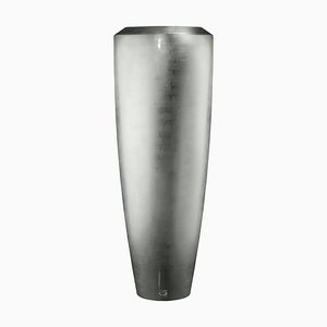 Small Silver Leaf Low-Density Polyethylene Obice Vase by Giorgio Tesi for VGnewtrend