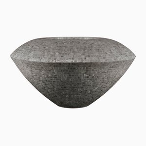 Grey Low-Density Polyethylene Trotty Vase with Bisazza Mosaic from VGnewtrend