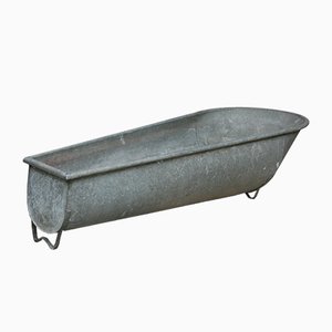 Large Zinc Bathtub or Planter