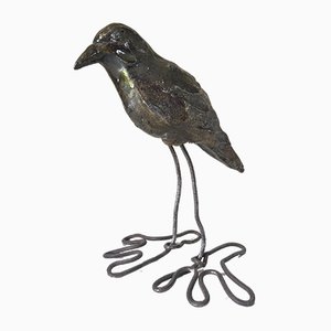 Ceramic & Wire Bird, 1970s