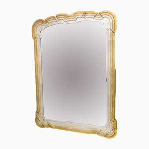 Vintage Belgian Bevelled Mirror, 1970s