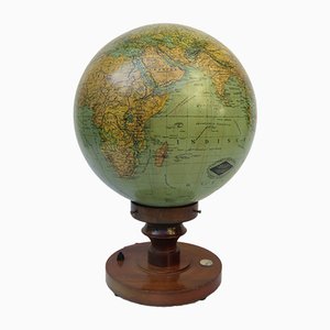 Vintage Illuminating Earth Globe from Columbus-Verlag GmbH