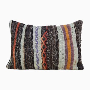 Handmade Wool Kilim Lumbar Pillow Cover