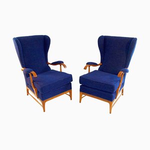 Set of Vintage Armchairs by Paolo Buffa for Frama, 1950s