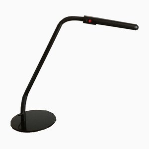 French Black Metal Desk Lamp by Philippe Michel for Manade, 1980s