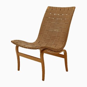 Set of Scandinavian Eva Easy Chairs by Bruno Mathsson for Firma Karl Mathsson, 1944