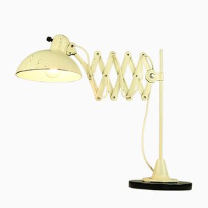Vintage Modernist German Scissor Table Lamp by Christian Dell for Kaiser Leuchten