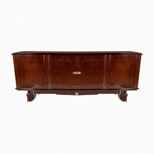 Rosewood & Brass Sideboard, 1940s